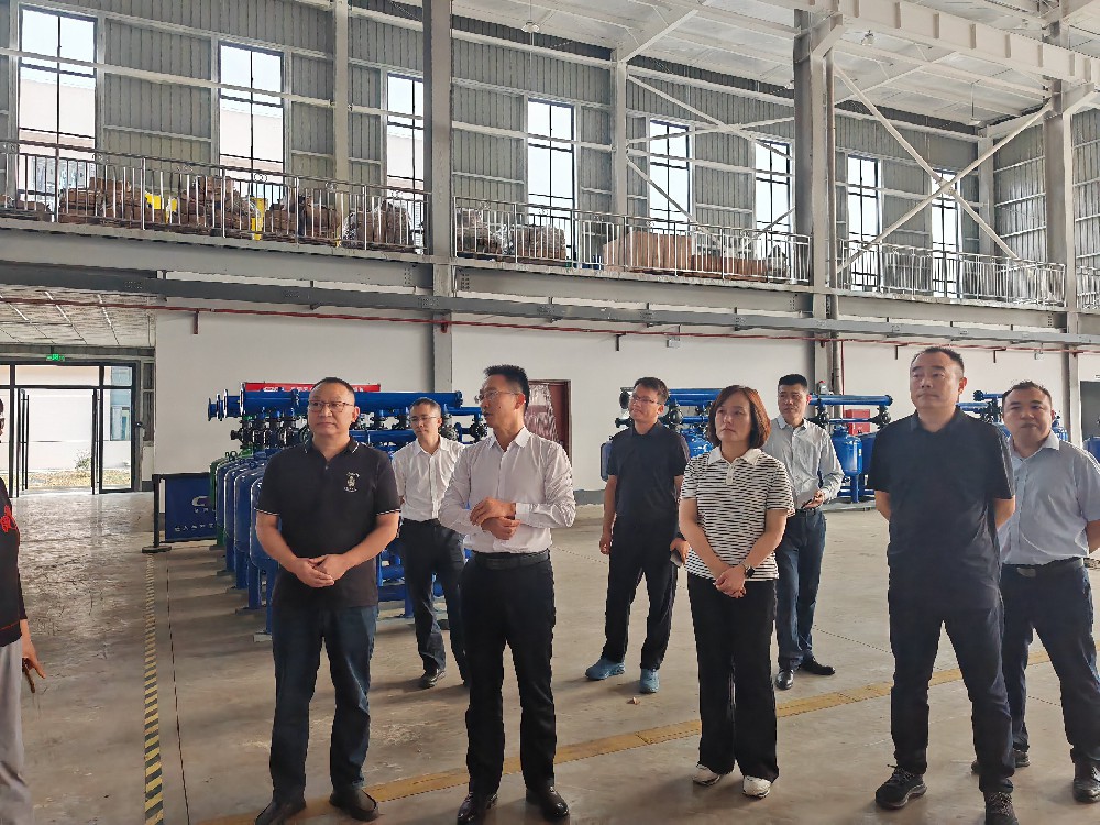縣領(lǐng)導(dǎo)調(diào)研多靈環(huán)保，共謀高新區(qū)綠色發(fā)展